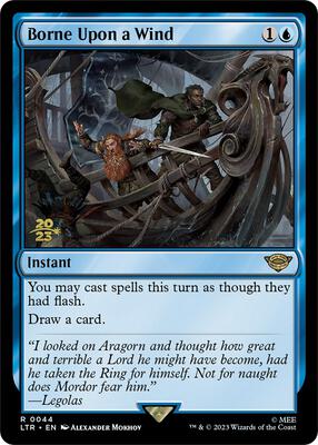 Borne Upon a Wind card from Prerelease Cards