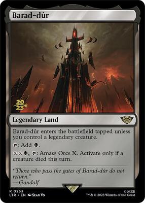Barad-dur card from Prerelease Cards