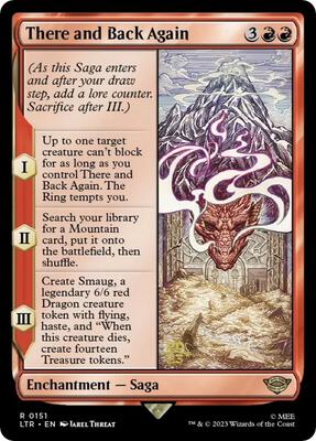 There and Back Again card from Prerelease Cards