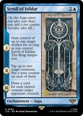 Scroll of Isildur card from Prerelease Cards