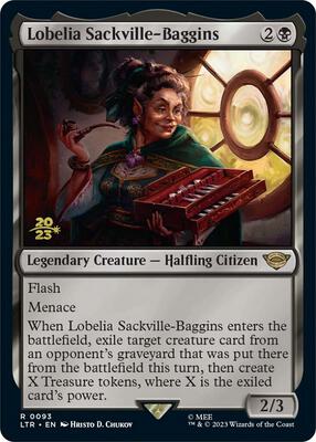 Lobelia Sackville-Baggins (0093) card from Prerelease Cards