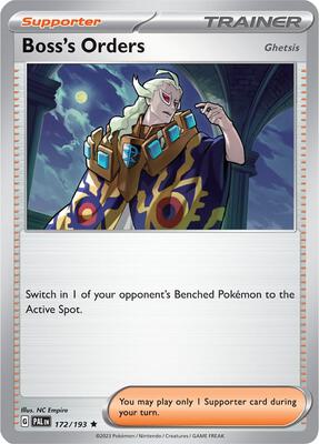 Boss's Orders - 172/193 card from Deck Exclusives