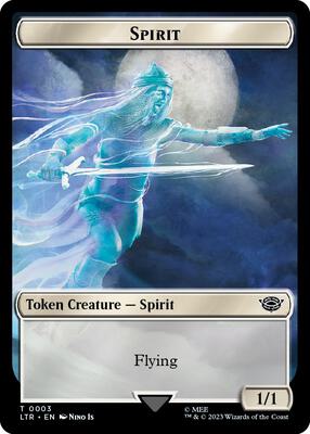 Spirit // Food (0011) Double-Sided Token card from Universes Beyond: The Lord of the Rings: Tales of Middle-earth