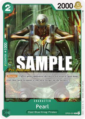 Pearl card from Pillars of Strength Pre-Release Cards