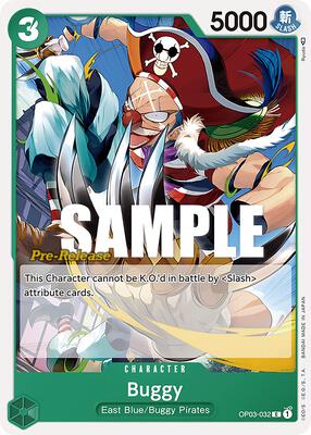 Buggy (032) card from Pillars of Strength Pre-Release Cards