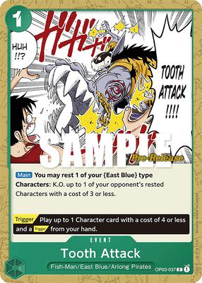 Tooth Attack card from Pillars of Strength Pre-Release Cards