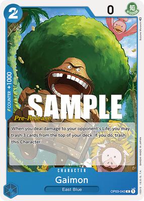 Gaimon card from Pillars of Strength Pre-Release Cards