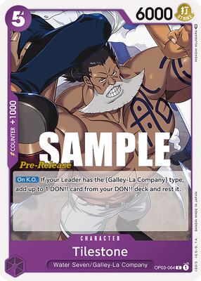 Tilestone card from Pillars of Strength Pre-Release Cards