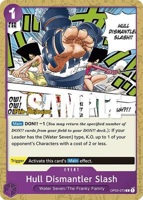 Hull Dismantler Slash card from Pillars of Strength Pre-Release Cards