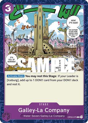 Galley-La Company card from Pillars of Strength Pre-Release Cards