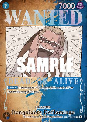 Donquixote Doflamingo (Wanted Poster) card from Pillars of Strength