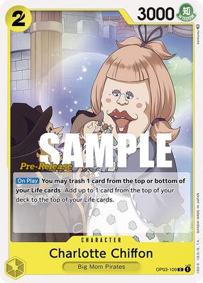 Charlotte Chiffon card from Pillars of Strength Pre-Release Cards
