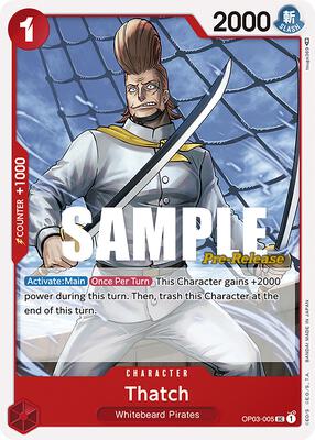 Thatch card from Pillars of Strength Pre-Release Cards
