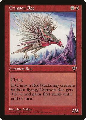 Crimson Roc card from Mirage