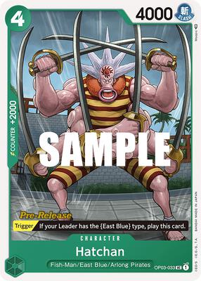 Hatchan card from Pillars of Strength Pre-Release Cards