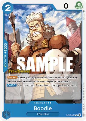 Boodle card from Pillars of Strength Pre-Release Cards