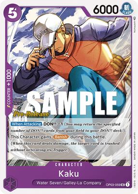 Kaku card from Pillars of Strength Pre-Release Cards