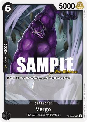 Vergo card from Pillars of Strength Pre-Release Cards