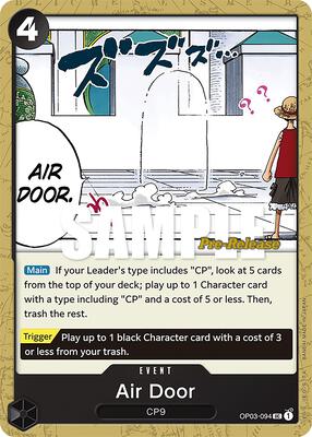 Air Door card from Pillars of Strength Pre-Release Cards