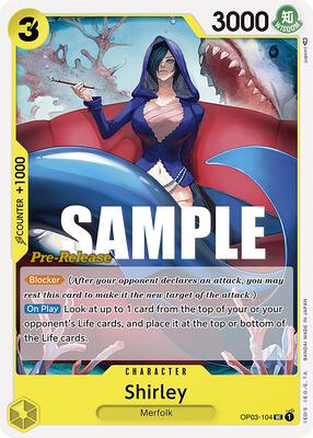 Shirley card from Pillars of Strength Pre-Release Cards
