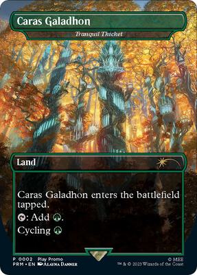 Caras Galadhon - Tranquil Thicket card from Play Promos