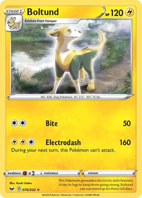 Boltund (076) card from Deck Exclusives