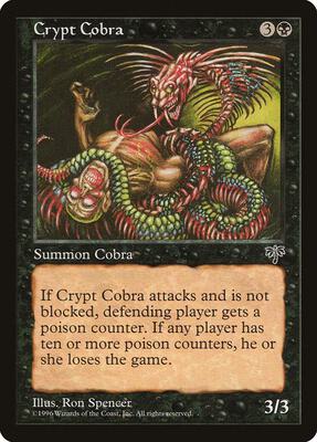 Crypt Cobra card from Mirage