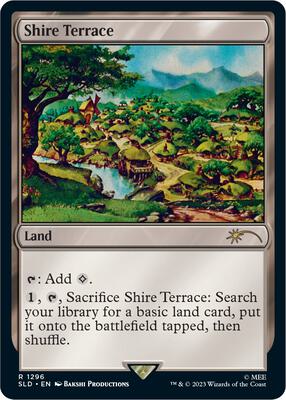 Shire Terrace card from Secret Lair Drop Series