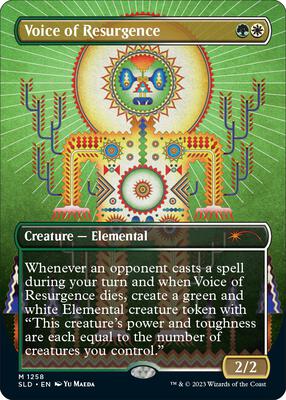 Voice of Resurgence card from Secret Lair Drop Series