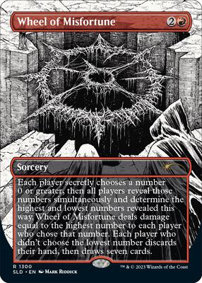 Wheel of Misfortune (1300) card from Secret Lair Drop Series