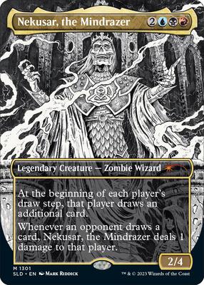 Nekusar, the Mindrazer card from Secret Lair Drop Series