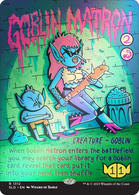 Goblin Matron (Rainbow Foil) card from Secret Lair Drop Series