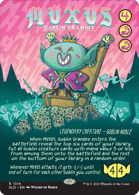 Muxus, Goblin Grandee card from Secret Lair Drop Series