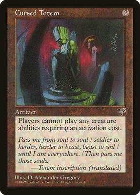 Cursed Totem card from Mirage