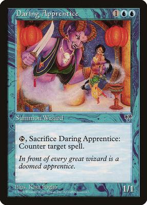 Daring Apprentice card from Mirage