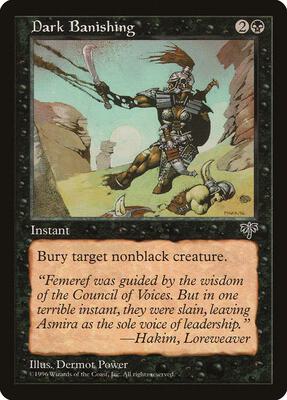 Dark Banishing card from Mirage