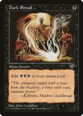 Dark Ritual card from Mirage