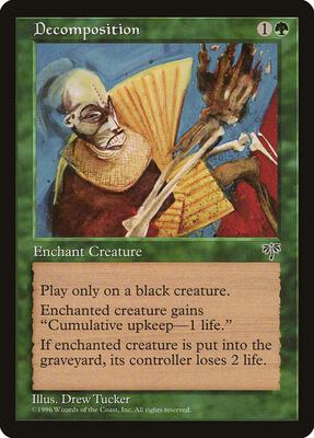Decomposition card from Mirage