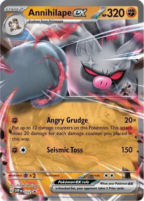 Annihilape ex - 032 card from SV: Scarlet & Violet Promo Cards