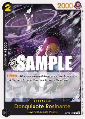 Donquixote Rosinante (Store Championship 2023 Participation Pack Vol.1) card from One Piece Promotion Cards