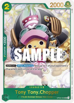 Tony Tony.Chopper (Store Championship 2023 Participation Pack Vol.1) card from One Piece Promotion Cards