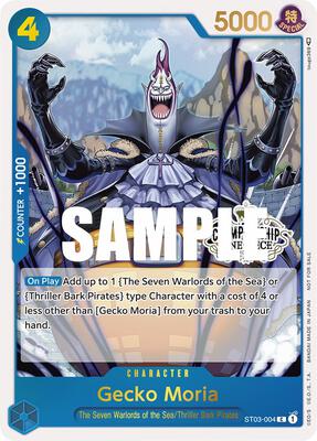 Gecko Moria (Store Championship 2023 Participation Pack Vol.1) card from One Piece Promotion Cards