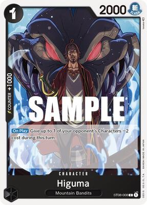 Higuma card from Starter Deck 8: Monkey.D.Luffy