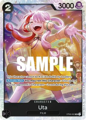 Uta card from Starter Deck 8: Monkey.D.Luffy