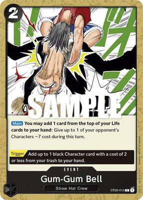 Gum-Gum Bell card from Starter Deck 8: Monkey.D.Luffy