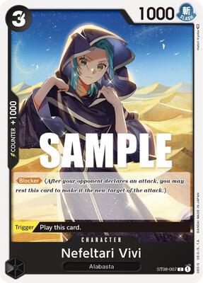 Nefeltari Vivi card from Starter Deck 8: Monkey.D.Luffy