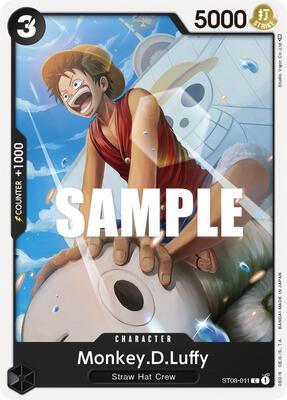 Monkey.D.Luffy (011) card from Starter Deck 8: Monkey.D.Luffy