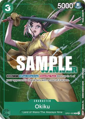 Okiku (Winner Pack Vol. 4) card from One Piece Promotion Cards