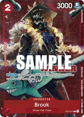 Brook (Winner Pack Vol. 4) card from One Piece Promotion Cards