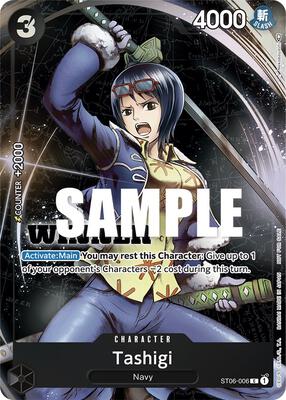 Tashigi (Winner Pack Vol. 4) card from One Piece Promotion Cards